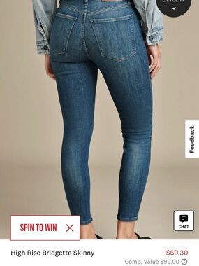 Lucky Brand High Rise Bridgette Skinny Jeans